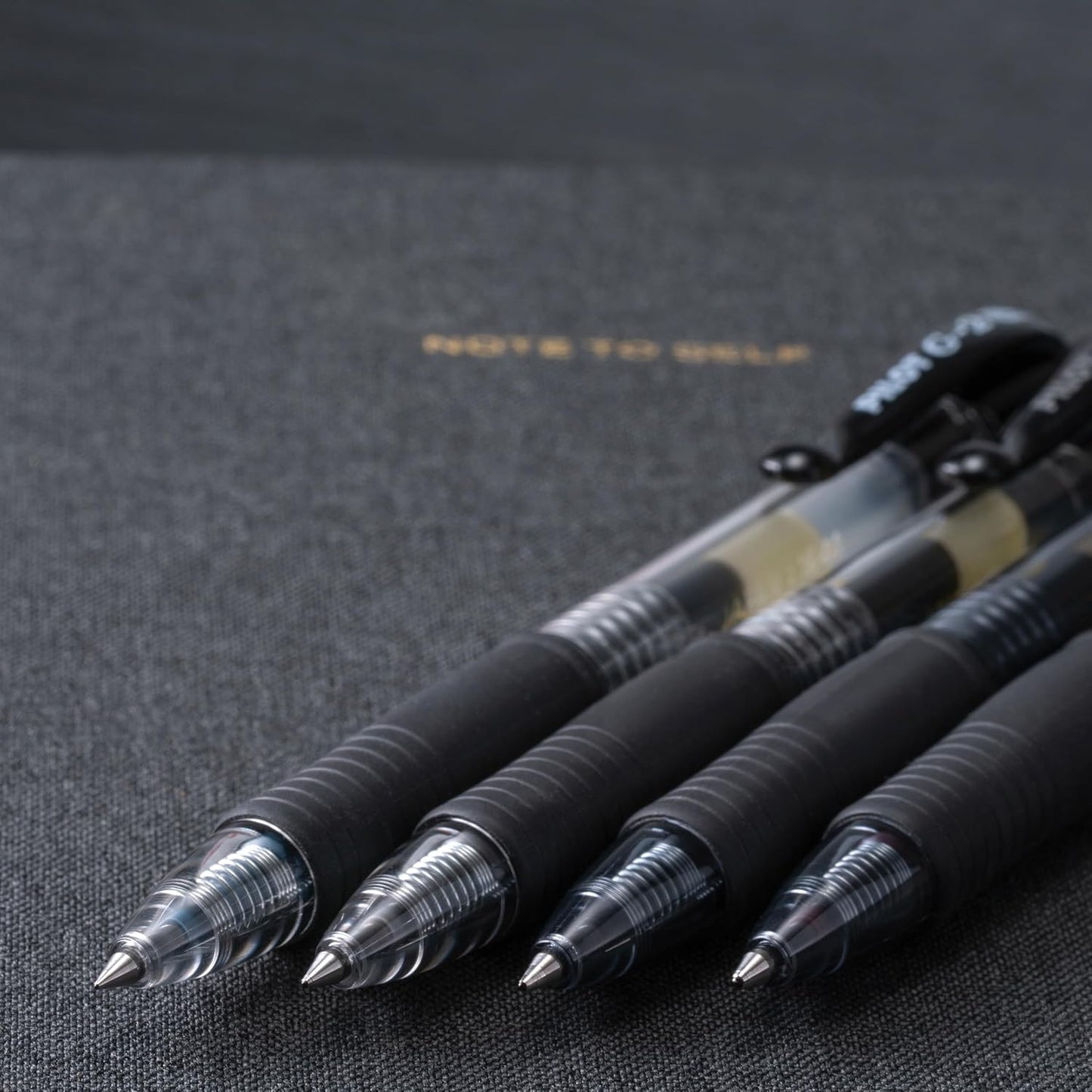 Pilot G2 Premium Gel Pens, Black Pens, Bold Point 1 mm, Tub of 48, Black