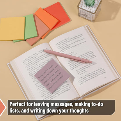 Mr. Pen- Sticky Notes, 3"x3", 12 Pads, 600 Sheets, Colorful, Sticky Notes Bulk, Self-Stick Note Pads, Perfect for Office, School, Home, Study & Organization