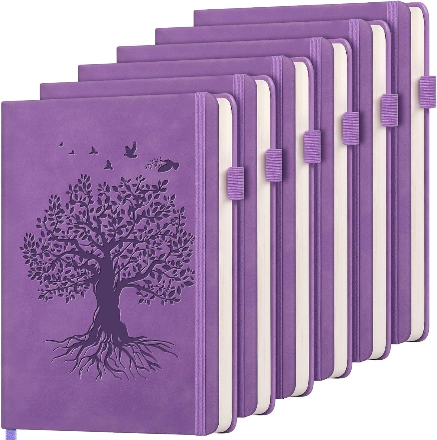 Lined Journal Notebook for Women Men, A5 Hardcover Leather Journals for Writing, 200 Pages Thick Paper, Daily Journal Notebook for Work, School, Note Taking, Business, Travel, College Ruled