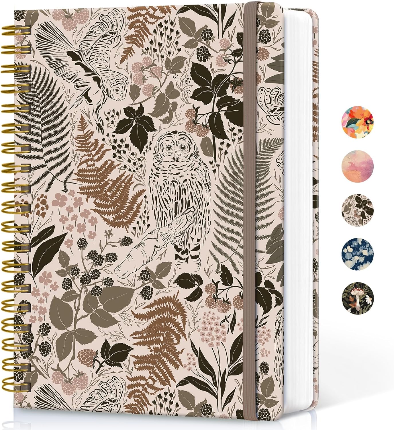 Lined Spiral Notebook Journal for Work, 300 Pages Thick B5 (7.1"x10") College Ruled Journal for Women & Writing, Hardcover Notebook for Note Taking, Perfect for Office Home School Supplies, Purple