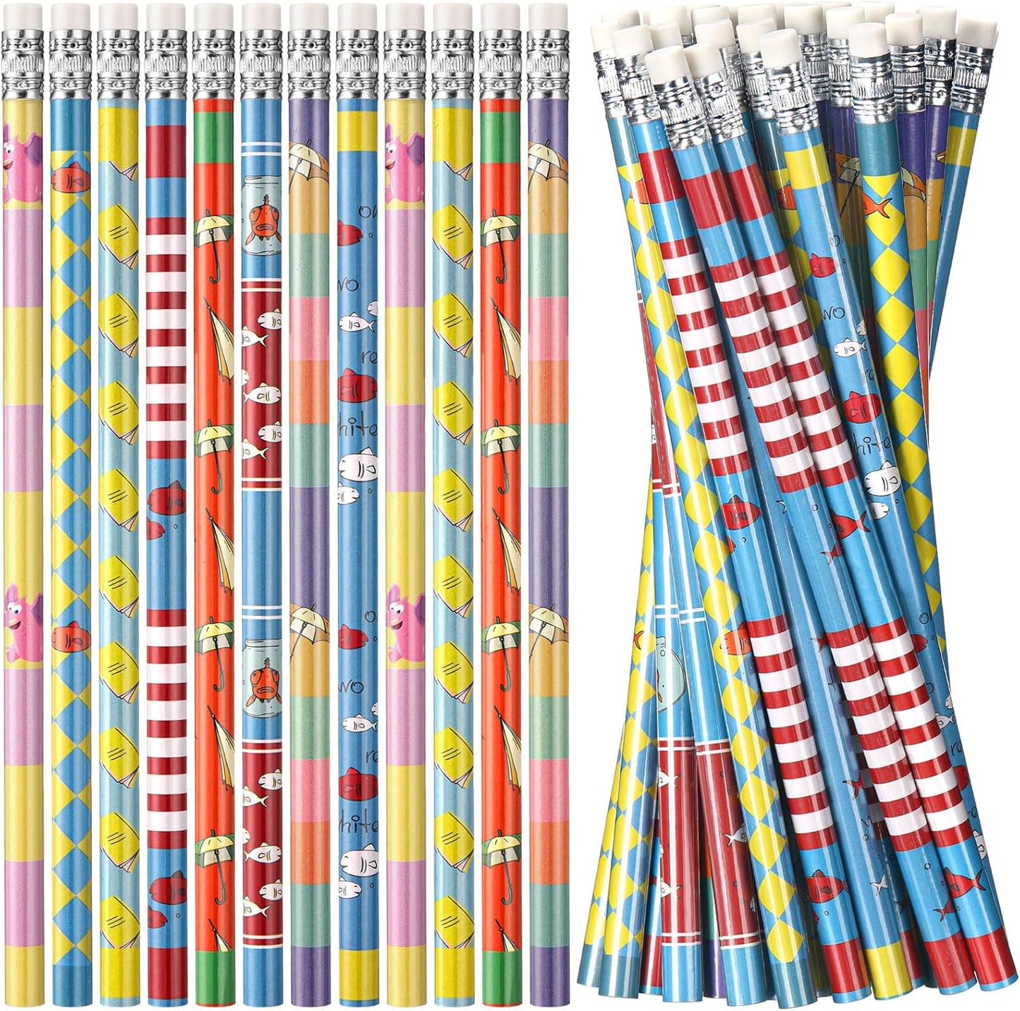 Fullhawl 120 Pcs Witch Party Favor Pencil Bulk Pink and Green Pencil Gift Witch Party Favors for Office School for Pink and Green Movie Supplies