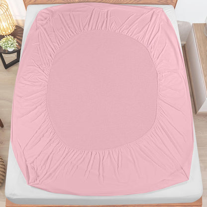 Twin Size Mattress Protector Waterproof, Premium 200 GSM Terry Mattress Cover, Soft & Breathable Bed Cover, Fitted Sheet Style Stretchable Deep Pockets 15" by Utopia Bedding (White)