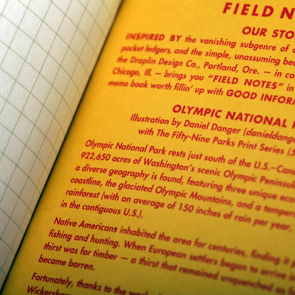 Field Notes: Original Kraft 3-Pack - Mixed Paper (1 Graph/Grid, 1 Ruled/Lined, 1 Plain/Blank) Memo Books - 48 Page Pocket Notebooks - 3.5" x 5.5"