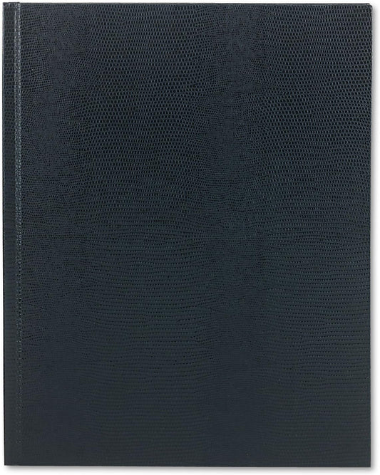 Blueline Executive Journal, Lizard-Like Hard Cover, Ribbon Bookmark, 150 Pages, 10.75" x 8.5", Blue (A10.82)