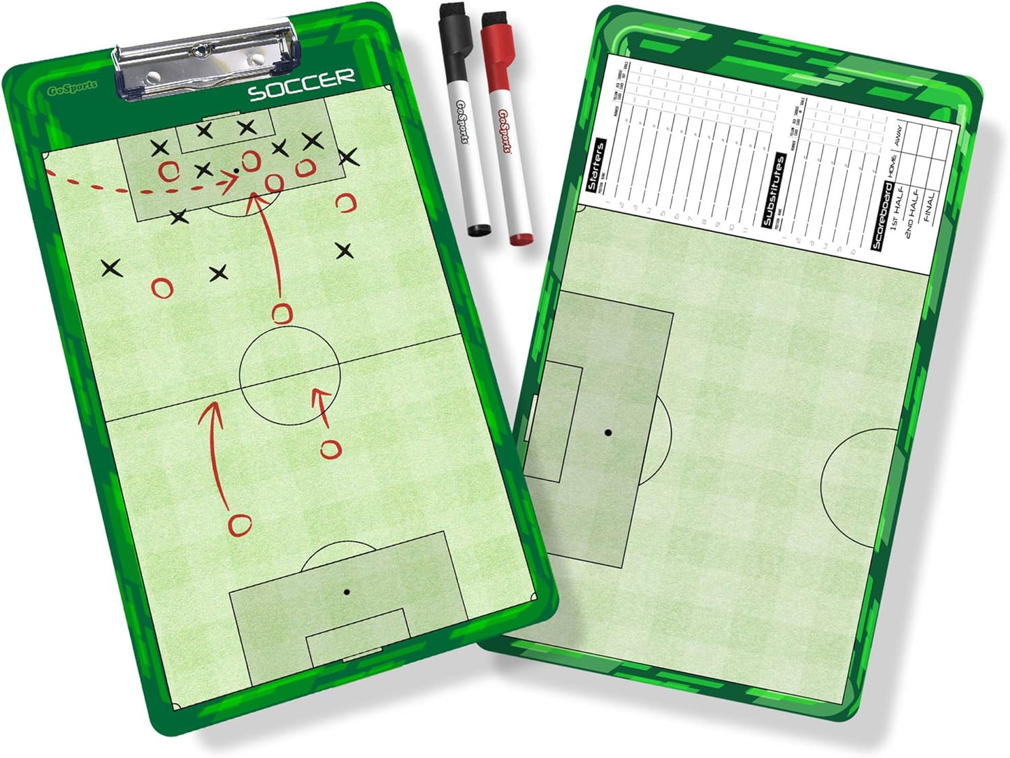 GoSports Premium Dry Erase Coaches Clipboards – Basketball, Baseball, Football, Soccer, Hockey, Volleyball, Lacrosse