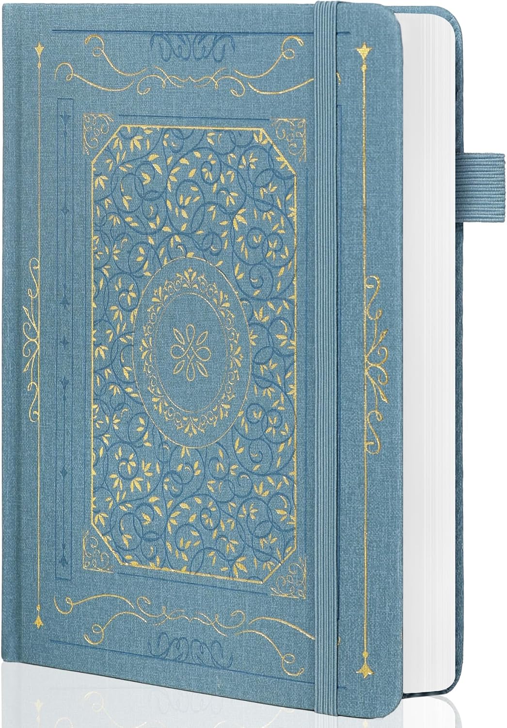 TIEFOSSI Lined Notebook, 100gsm Thick Paper, Hardcover College Ruled Journals for Women Men, 320 Numbered pages, for Travel, School and Office Use