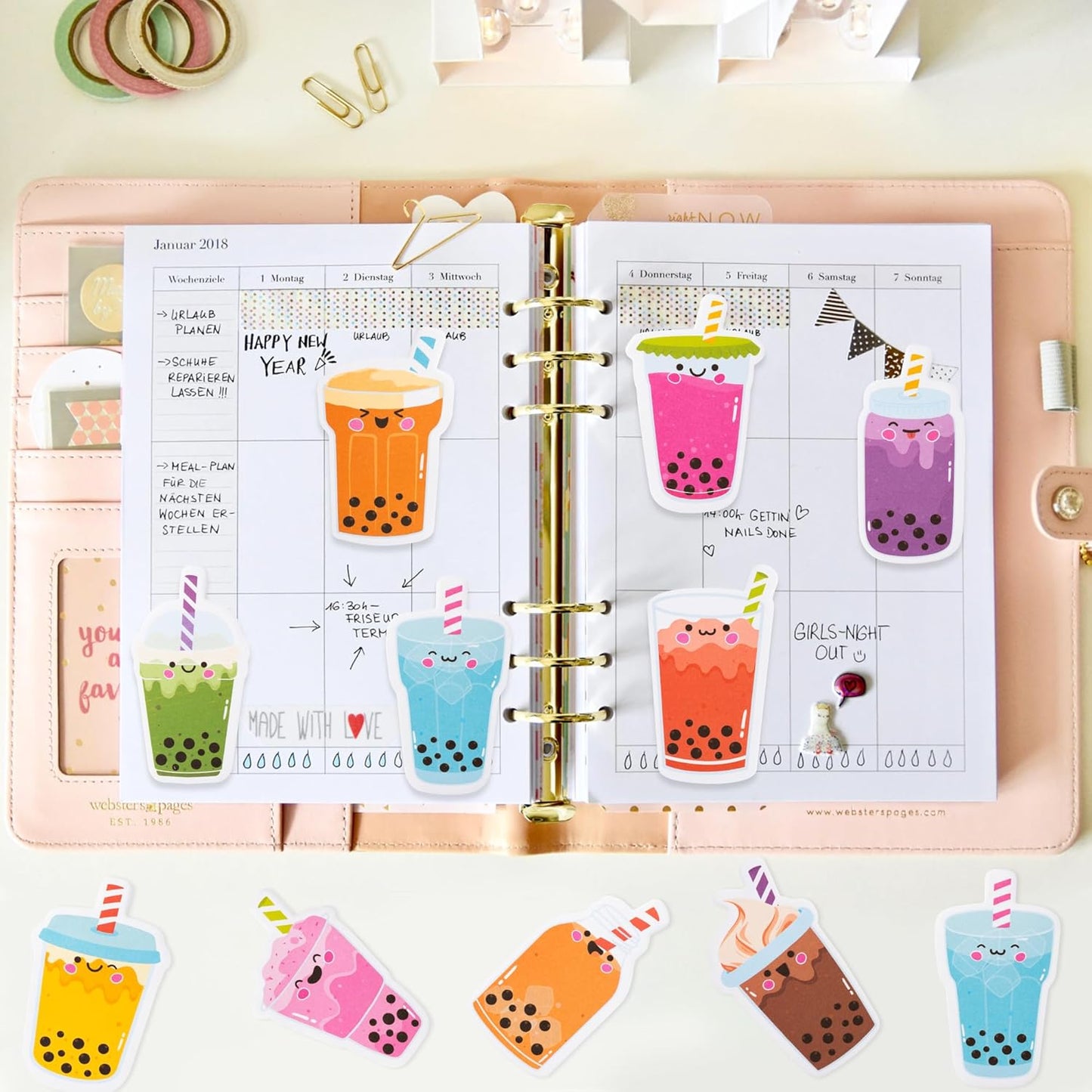 Xqumoi 30 Pack Teacher Sticky Notes - Funny Coffee Cup Self Sticky Notepads Writing Memo Pads for Teacher Appreciation Back to School Office Supplies Coffee Lover Gift Party Favors Goodies Bag Fillers