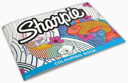 Sharpie Permanent Markers | Fine Point for Bold Details | BlackBlueRed and Green Ink Colours | 4 Marker Pens