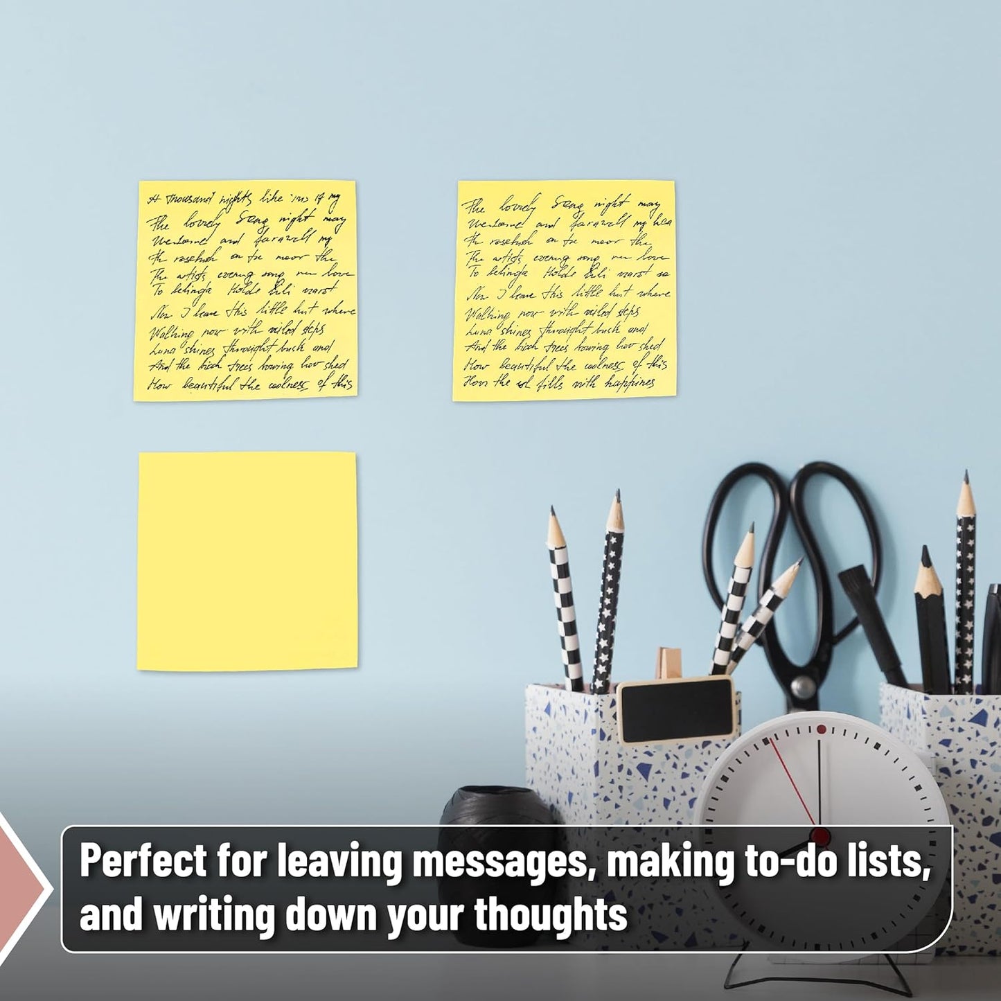 Mr. Pen- Yellow Sticky Notes, 3”x3”, 48 Pads, 2880 Sheets, Bulk Sticky Notes, Self-Stick Note Pads, Perfect for Office, School, Home, Study & Organization