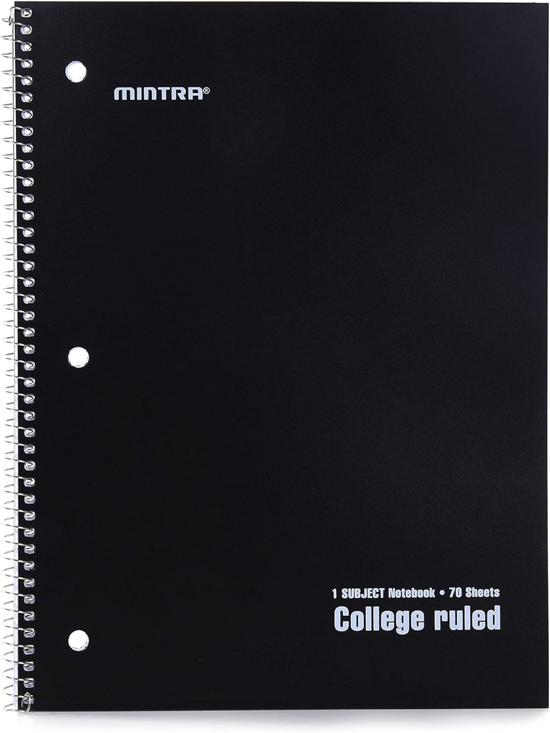 Mintra Office Spiral Notebooks, Wirebound, Journals for School, Work, Business, Aesthetic Stationery, Writing Pads, Teacher & Student Supplies (6, Pastel, College)