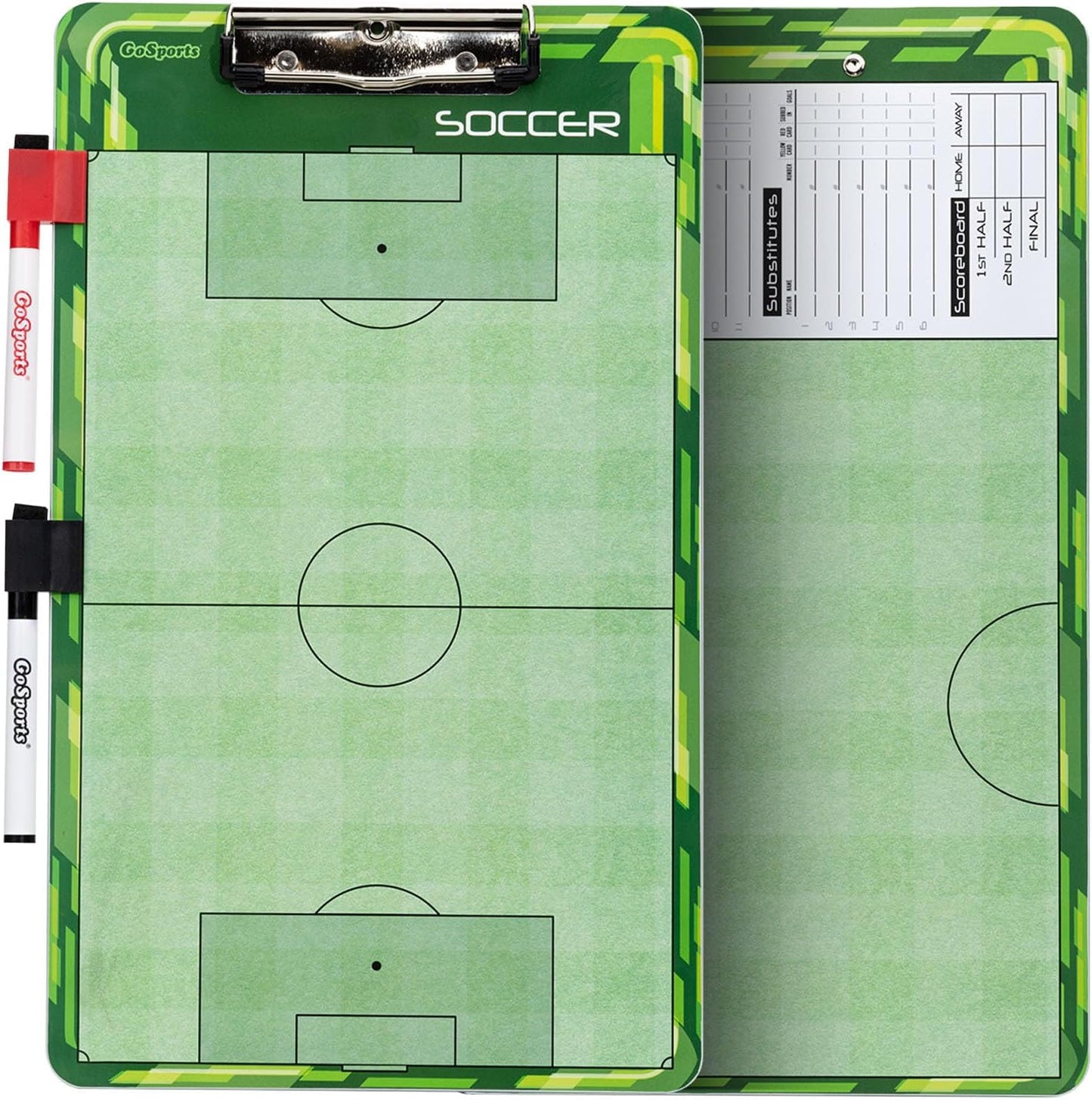 GoSports Premium Dry Erase Coaches Clipboards – Basketball, Baseball, Football, Soccer, Hockey, Volleyball, Lacrosse