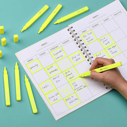 Mr. Pen- Yellow Aesthetic Bible Highlighters No Bleed Through Bulk, 20 pcs, Chisel Tip, Cute Highlighter for Journaling Supplies and School Accessories, Bible Highlighters and Pens No Bleed