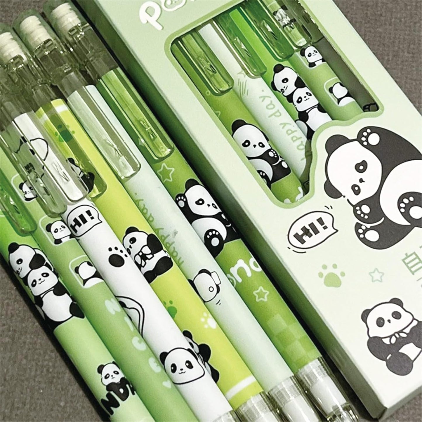 MOZXIRZ 4 Pcs Cute Mechanical Pencils with Top Eraser 0.5mm Cartoon Space Mechanical Pencil School Pencil for Women (6pcs Space)