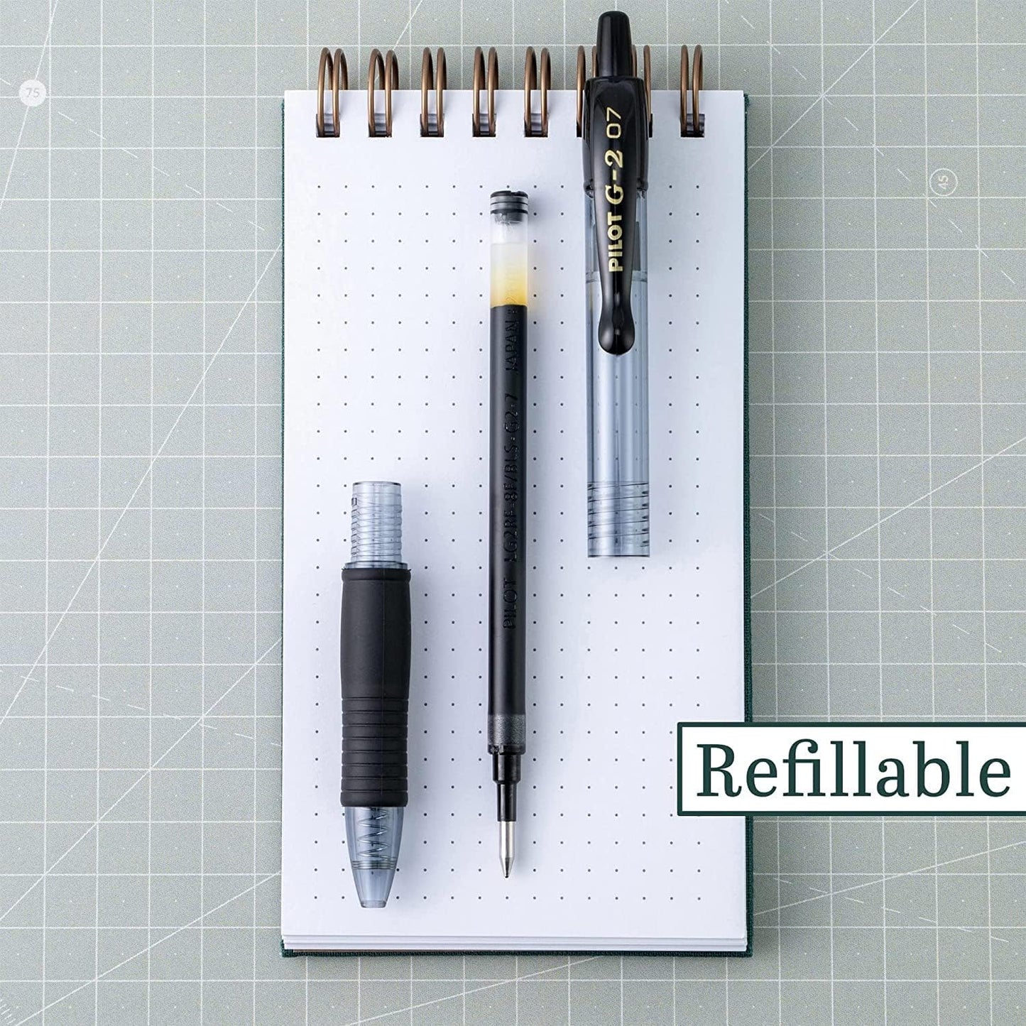 PILOT G2 Premium Refillable and Retractable Rolling Ball Gel Pens, Extra Fine Point, Assorted Color Inks, 5-Pack (31300)