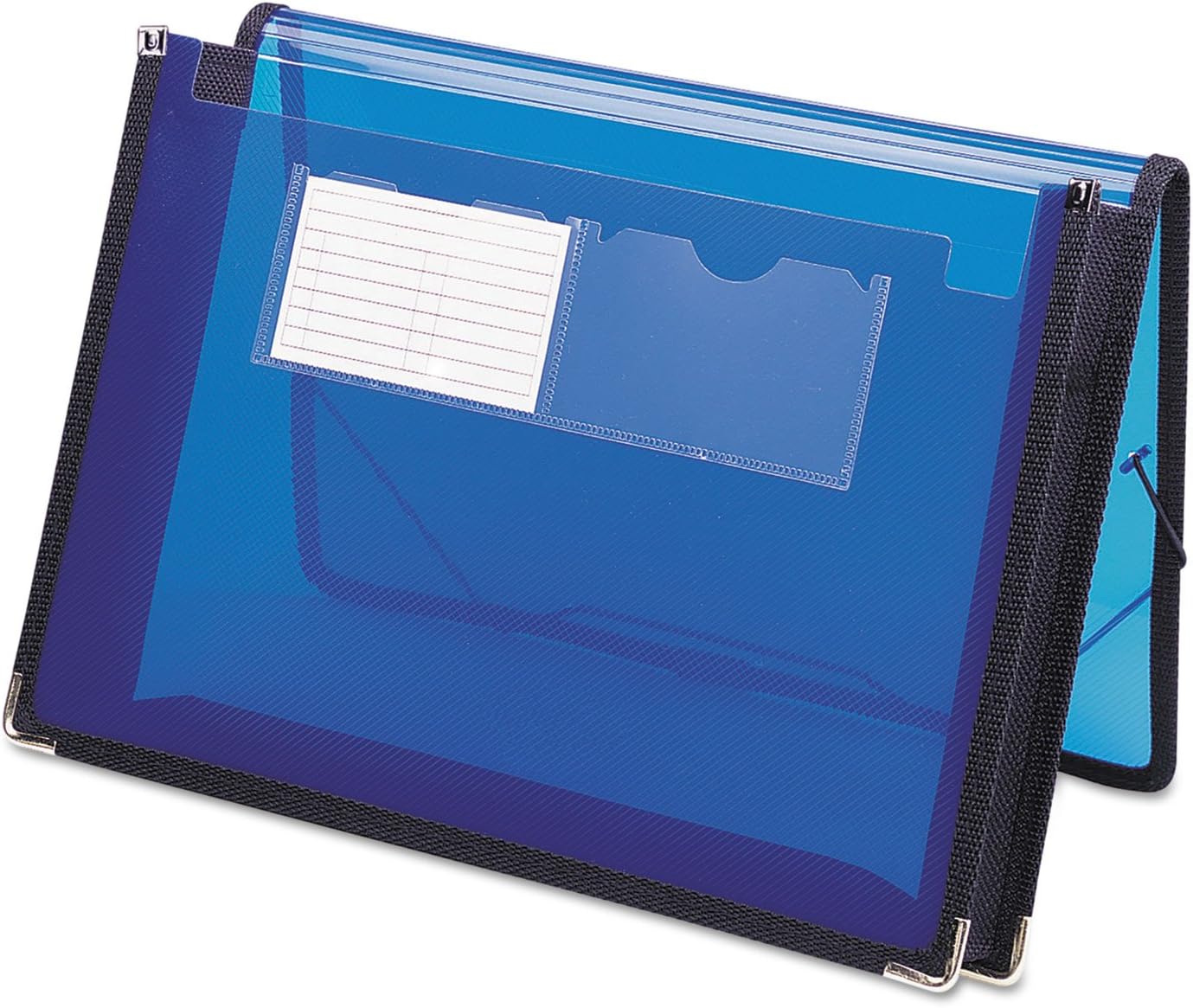Smead Poly File Wallet with Closure, 2-1/4" Expansion, Flap and Cord, Translucent, Letter Size, Purple (71952)