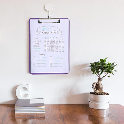 Mr. Pen- Plastic Clipboard, Letter Size, Black, Clipboard Plastic, Low-Profile Metal Clip with Retractable Hanging Hole