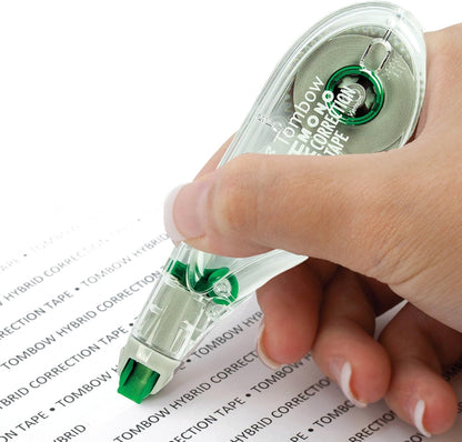 Tombow 68721 MONO Hybrid Correction Tape, 10-Pack. Easy To Use Applicator for Instant Corrections