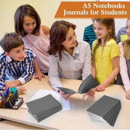 Mimorou 100 Pcs Journals Notebooks Bulk - Kraft Softcover A5 Small Notebooks 5.5 Inch x 8.3 Inch Notepads with 60 Page 30 Sheet for Writing Sketch Travel Office Supplies(Navy Blue,Lined)