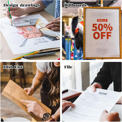 8.5" x 11" Hard Plastic Sheet Protectors, Rigid Clear Waterproof Protectors, Paper Sleeves Photo Plastic Sleeves (14 Pack)