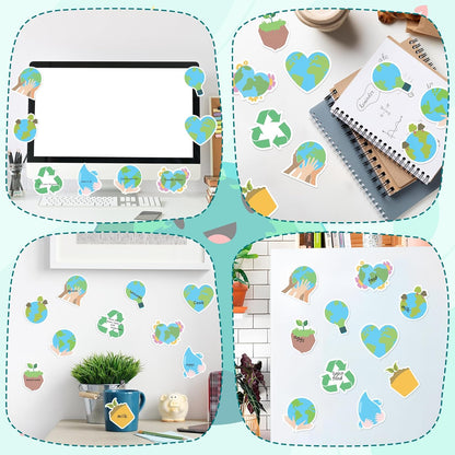 CJiangpo 30Pcs Marshmallow Sticky Notes Pads, 600 Sheets Cute Self Stick Notepad Memo Pads Funny Cartoon Page Marker Classroom Rewards Camping Themed Gift