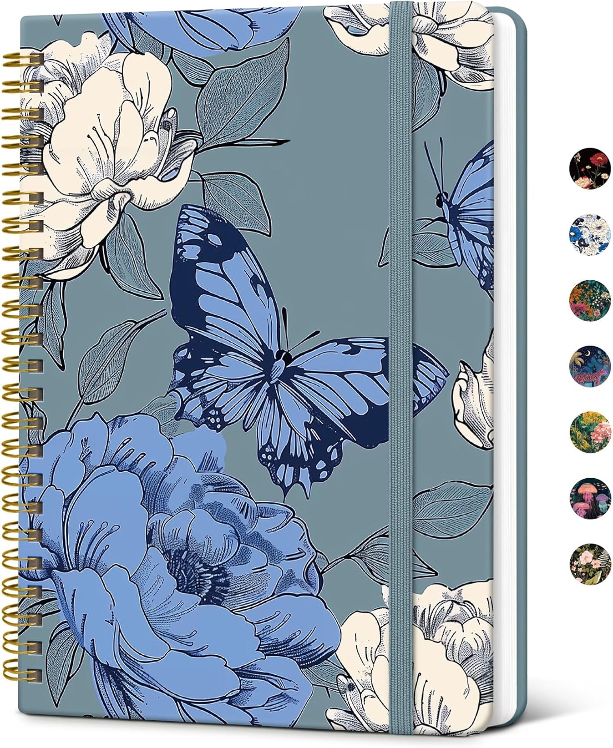Taja Lined Spiral Notebook Journal for Women A5(5.8" × 8.3"), Cute Hardcover Notebook for Work, School & Note Taking, Pretty College Ruled Journal for Writing, 140 Pages, Sunset