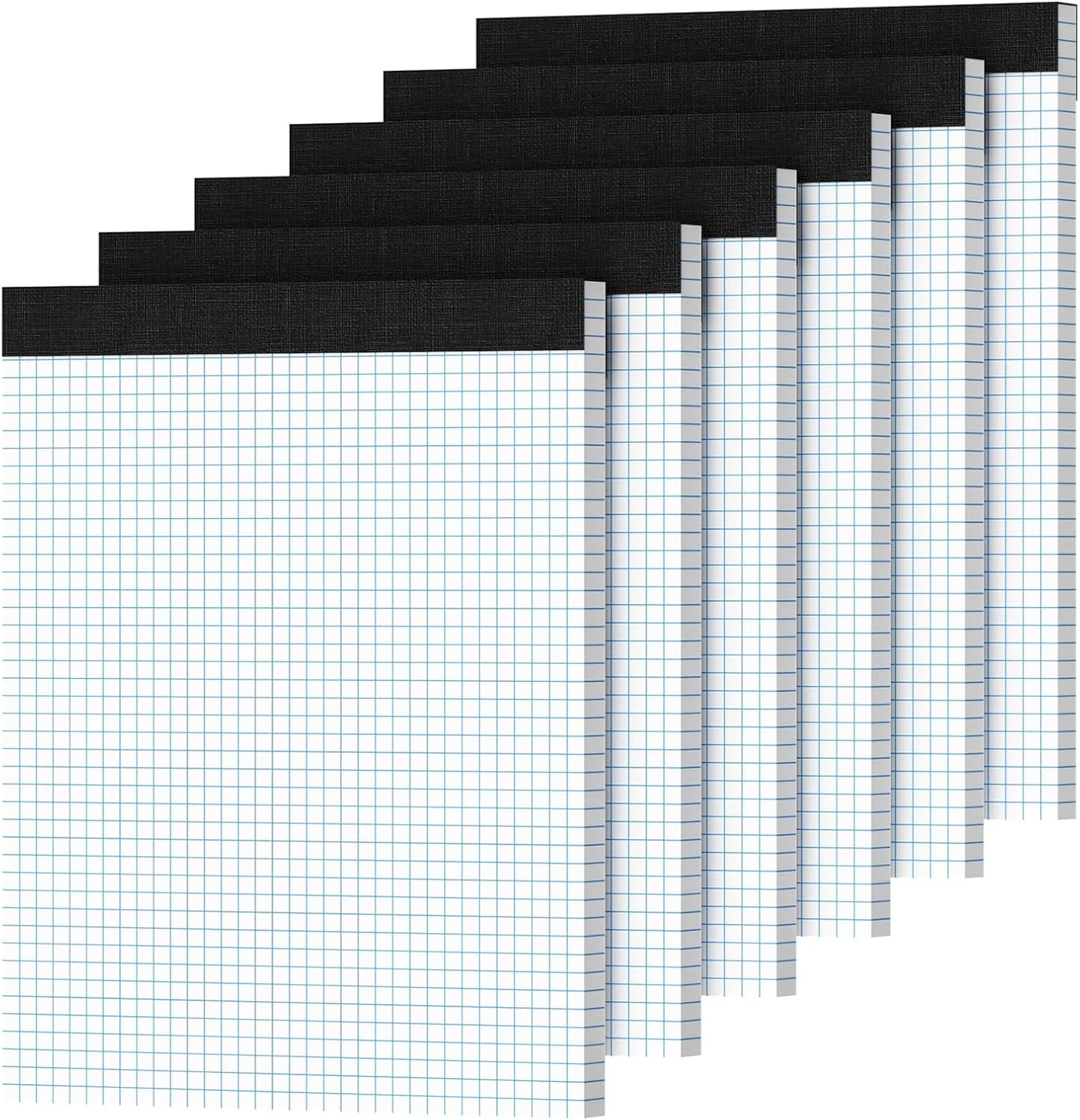 Graph Paper 8.5 X 11, 2 Pack, 4x4 Quad Ruled, Grid Paper Pad 8-1/2" X 11.75", Grid Pad 8.5 X 11.75, Engineering Notebook, Easy Tears Off, White 70 Gsm Graft Paper