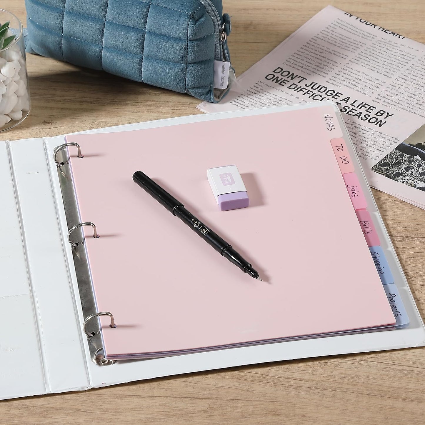 Mr. Pen- Binder Dividers, 6 Tab Dividers, Pack of 2 Sets (12 Dividers Total), Dividers