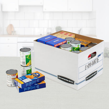 Bankers Box 30-Pack Basic Duty File Storage Boxes with Lids, Letter/Legal, Stor, (0071304)