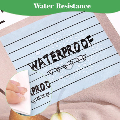 3x3 Inch Transparent Sticky Notes 300 Sheets, Clear Translucent Lined Self-Adhesive Memo Repositionable Reminder Pad for Office, College Students, Planners, Journals, School Supplies (Purple)