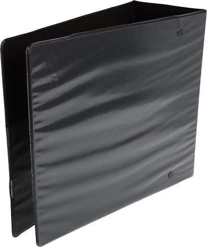 Wilson Jones 3 Ring Binder 4 Inch, Ultra Duty D-Ring View Binder with Extra Durable Hinge, Customizable, Black (W86641)