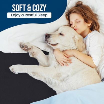 Twin Size Mattress Protector Waterproof, Premium 200 GSM Terry Mattress Cover, Soft & Breathable Bed Cover, Fitted Sheet Style Stretchable Deep Pockets 15" by Utopia Bedding (White)
