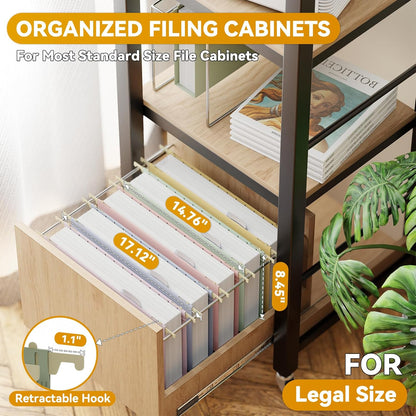 Plastic Hanging File Folders Letter Size,12 Pack Reinforced Filing Cabinet Folders with Tabs,Macaron Heavy Duty Hanging Organizer Foldrs for File Box & File Frame,Designed for Home Office