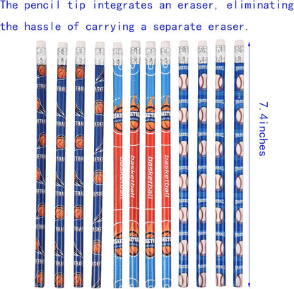 72PCS Corlorful Wooden cased Pencils for Kids with Erasers, Wood Wedding Golf for School,Drawing,Gift (72PCS) (Fruit, 72)