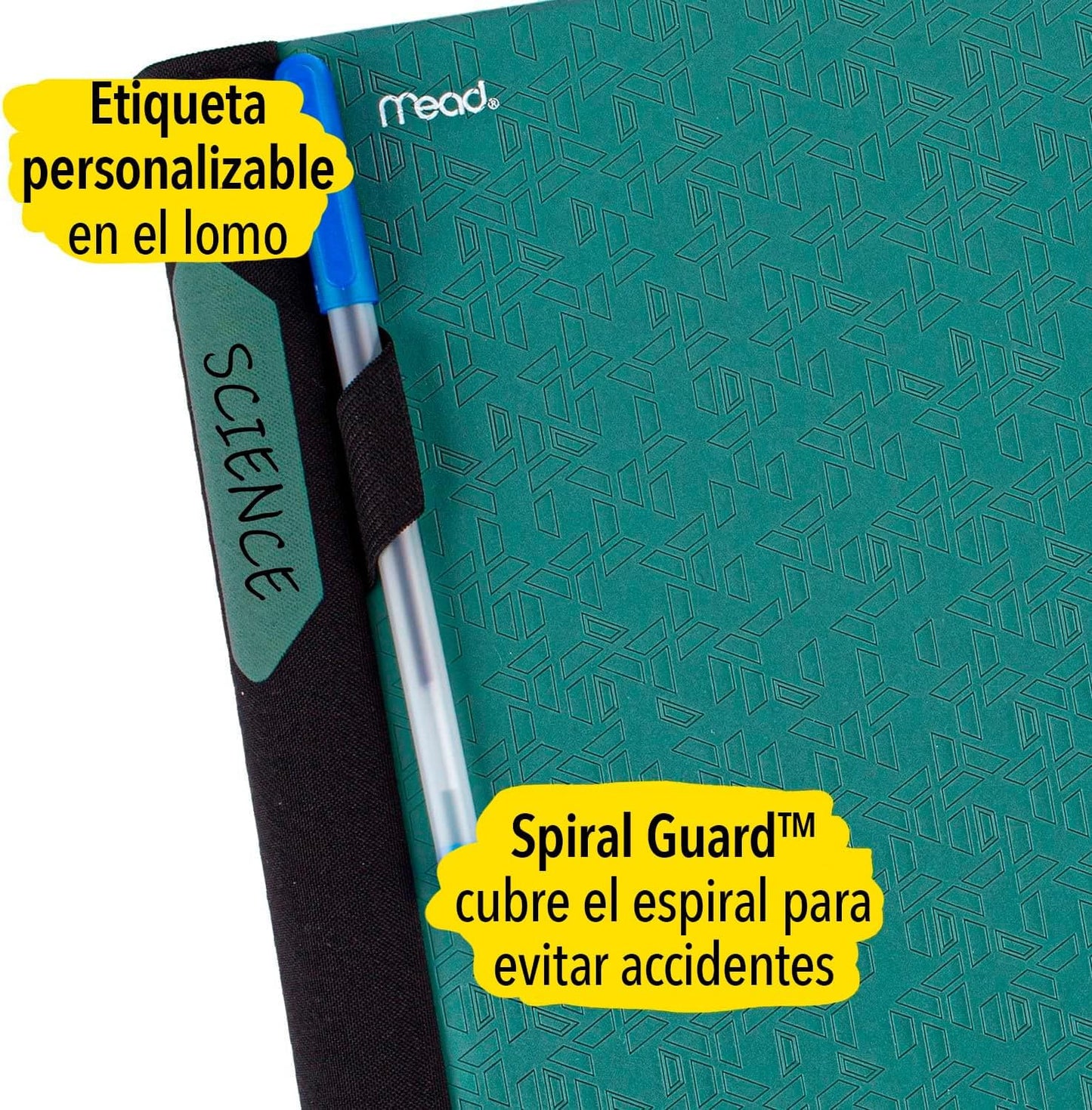 Five Star Advance Spiral Notebook + Study App, 5 Subject, College Ruled Paper, 8-1/2" x 11", 200 Sheets, Spiral Guard, Movable Tabbed Dividers, Black (73144)
