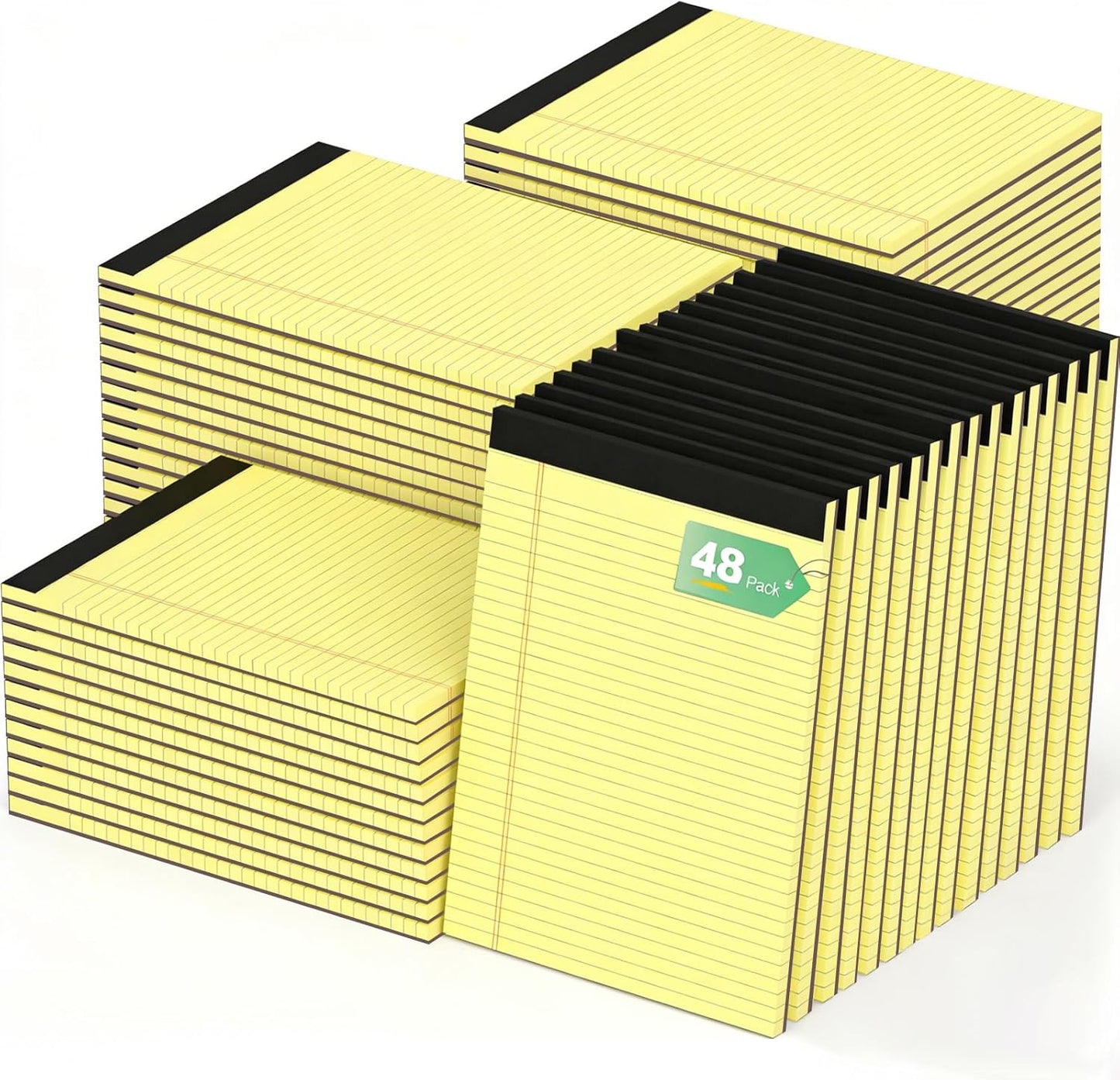 Note Pads 4x6, 36 Pack Small NotePads, Server Pads, Scratch Pads 4x6, Memo Pads White Paper, 50 Sheets per Blank Note Pads 4 x 6, Mini Writing Pads Pocket Notepads for Office School Home Supplies