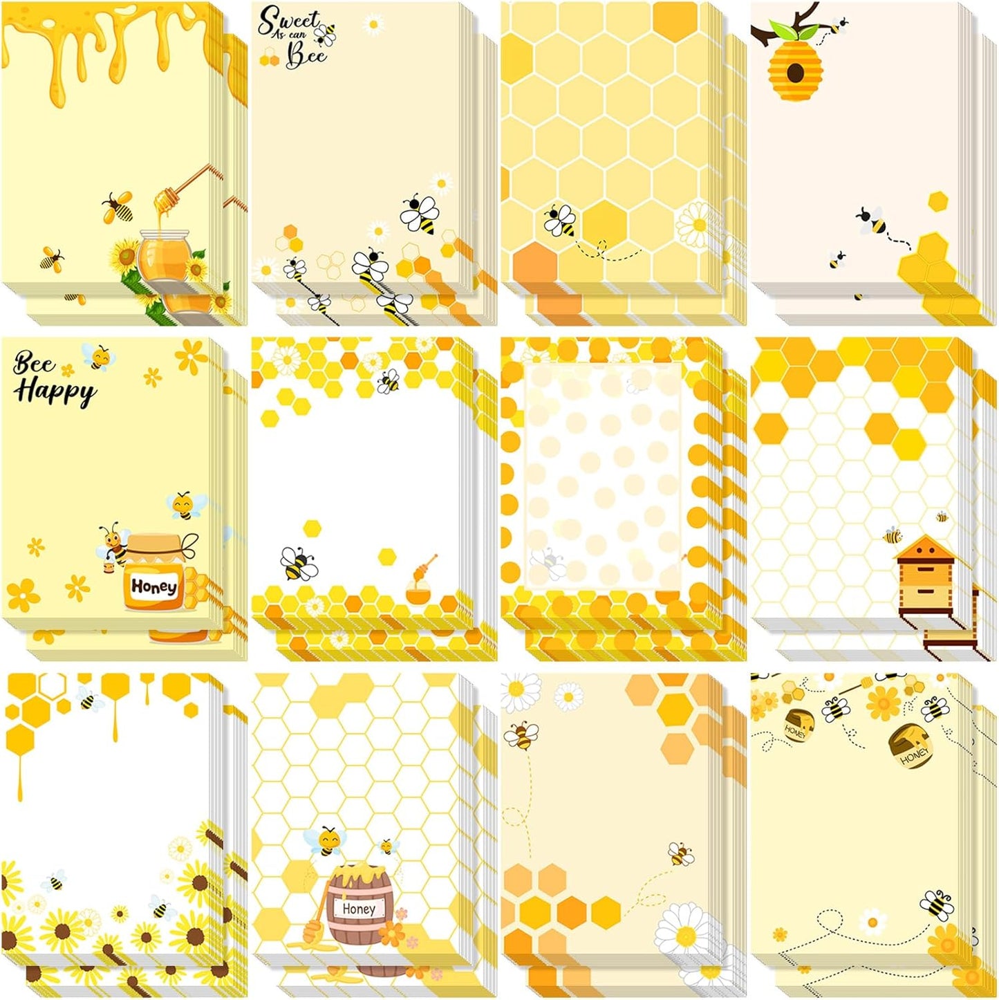 Gilprop 24 Pack Cat Sticky Notes Gift 3x4 Inch Cute Self Stick Notepads Adhesive Cartoon Cat Memo Pad Fun Kawaii Animal Sticky Notes for Teacher Women Valentines Office Home Christmas Pet Lover Gift