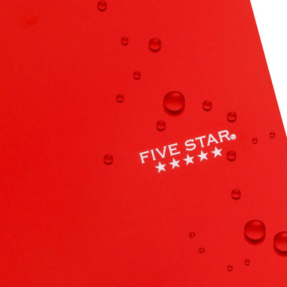 Five Star Spiral Notebook + Study App, 3 Subject, Wide Ruled Paper, 8" x 10-1/2", 150 Sheets, Fights Ink Bleed, Water Resistant Cover, Harvest Yellow (73463)