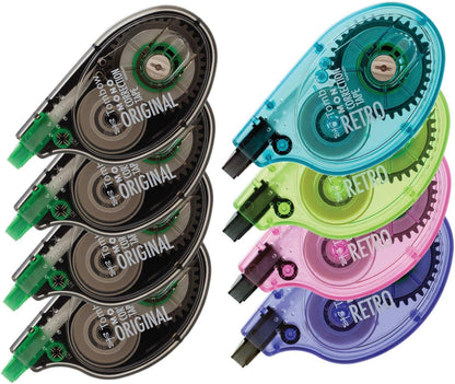 Tombow MONO Correction Tape, 8-Pack. Easy To Use Applicators for Instant Corrections