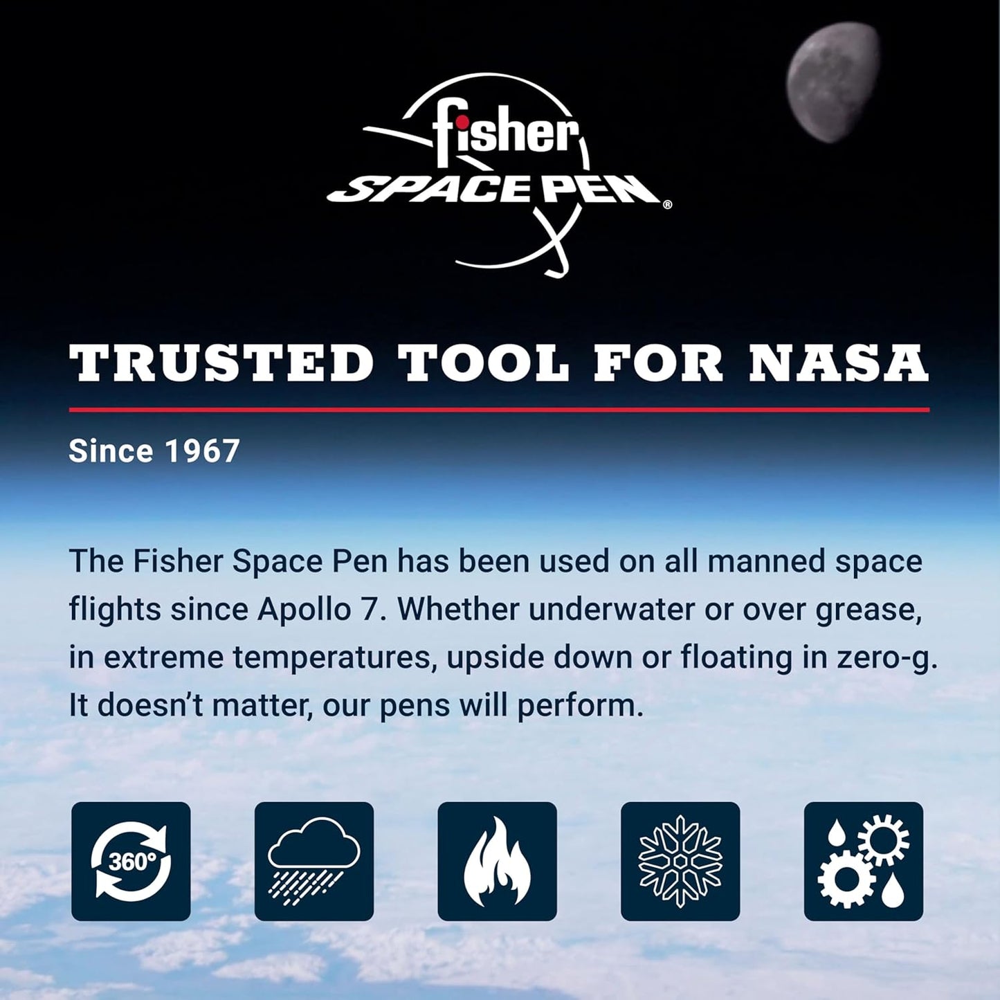 Fisher Space Pen Fine Point Pressurized Cartridge Refill, Red Ink, 2 Pack