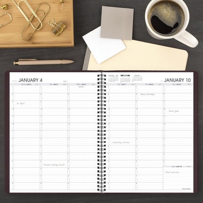 AT-A-GLANCE 2026 Appointment Book Planner, Weekly, 8-1/4" x 11", Large, Black (709500526)