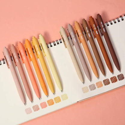 Mr. Pen- Retractable Gel Pens, 12 Pack, Colorful Ink, Fine Point 0.7mm, Fast Dry, Smooth Writing, Cute Pens for Drawing, Writing Planner and School Supplies