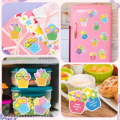 CJiangpo 30Pcs Marshmallow Sticky Notes Pads, 600 Sheets Cute Self Stick Notepad Memo Pads Funny Cartoon Page Marker Classroom Rewards Camping Themed Gift