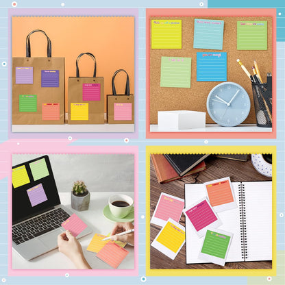 Yinder 48 Pcs Inspirational Sticky Notes Cute Motivational Sticky Notes Pad End of Year Employee Appreciation Gifts Bulk for Teacher Nurse Coworkers Office Supplies 3 x 3'' (Thank You,Dark Color)