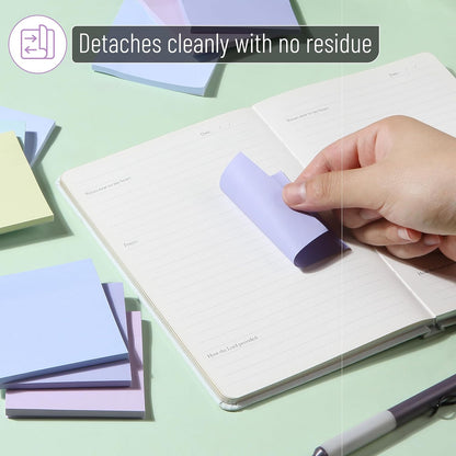 Mr. Pen- Sticky Notes, 3"x3", 12 Pads, 600 Sheets, Summer Colors, Sticky Notes Bulk, Self-Stick Note Pads, Perfect for Office, School, Home, Study & Organization