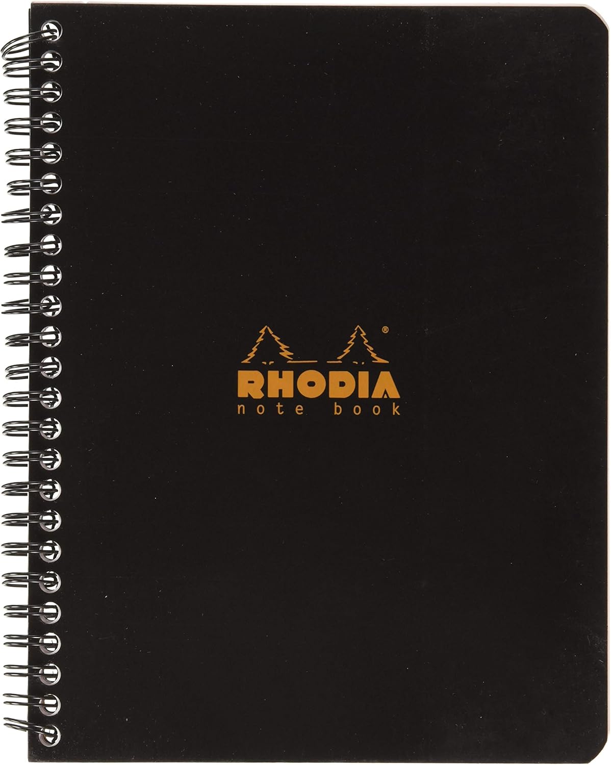 Rhodia Wirebound Notebooks - Lined w/ margin 80 sheets 8 1/4 x 11 3/4 in. - Black cover