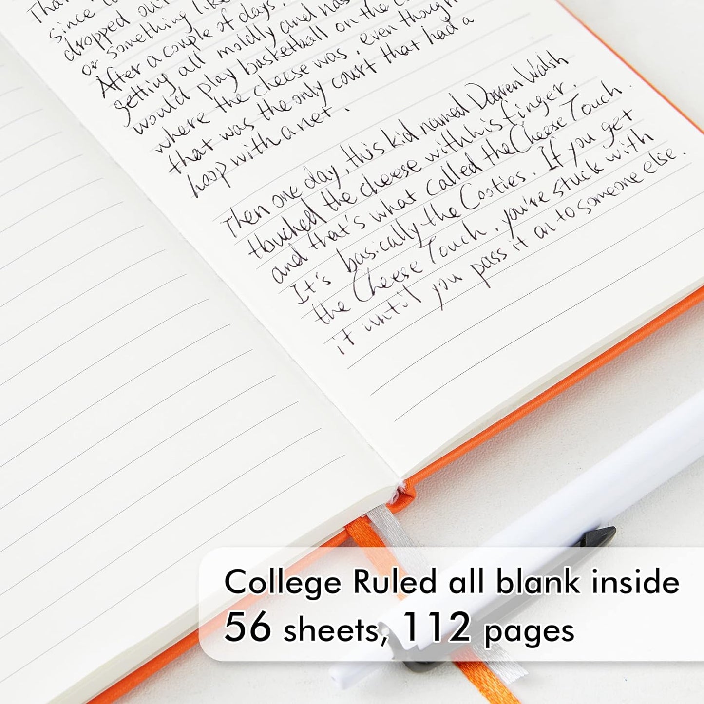 feela 3 Pack Pocket Notebook Journals with 3 Black Pens, A6 Mini Cute Small Journal Notebook Bulk Hardcover College Ruled Notepad with Pen Holder for Office School Supplies, 3.5”x 5.5”, Gray