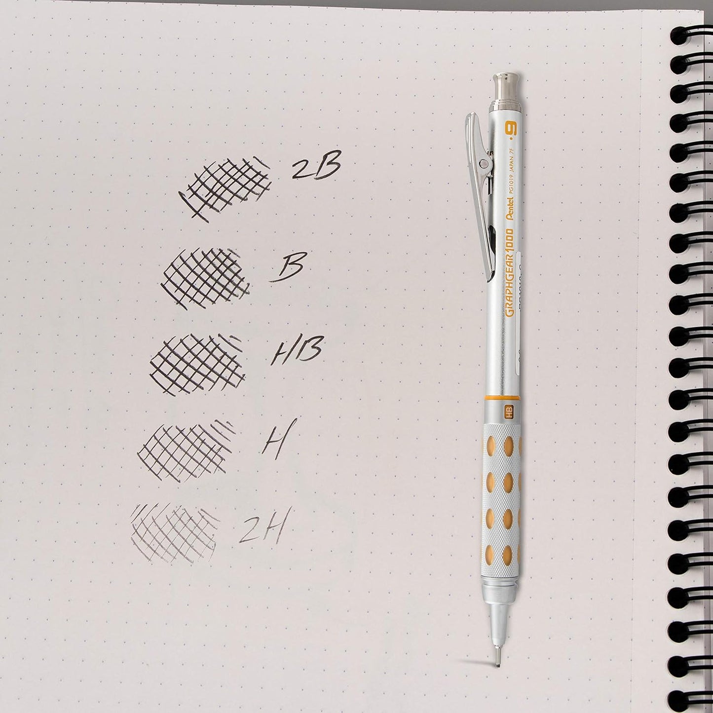 Pentel Super Hi-Polymer Lead Refill, (0.9mm) Thick, 2B, 180 Pieces of Lead, 12 Tubes of Lead (50-9-2B)