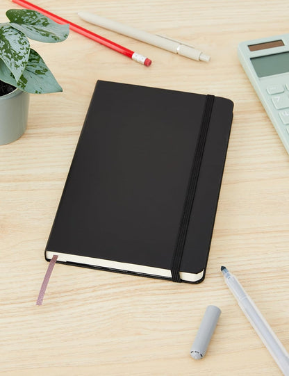 Moleskine Classic Notebook, Large, Ruled, Black, Hard Cover (5 x 8.25)