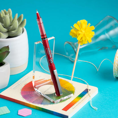PILOT Precise V5 Stick Liquid Ink Rolling Ball Stick Pens, Extra Fine Point (0.5mm) Assorted Ink Colors, 12-Pack (31888)