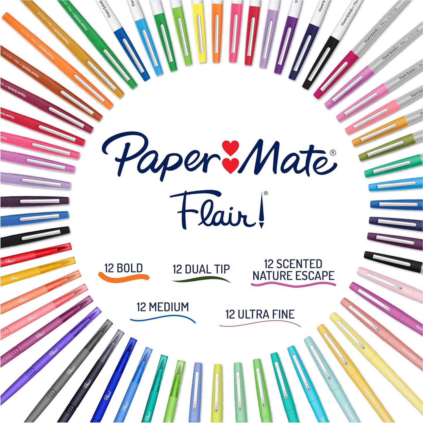 Paper Mate InkJoy Gel Pens Ultimate Pack, Retractable, Featuring Classic, Bright!, and Metallic Inks, Assorted Colors, 30 Count - Writing, Note-Taking, Teacher Supplies, Back to School